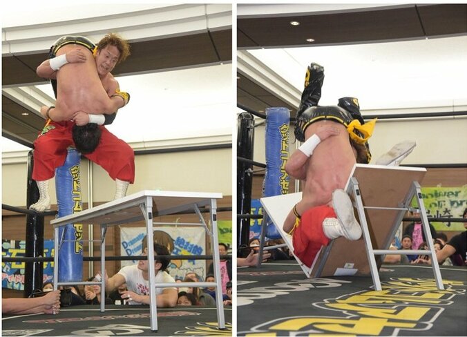 大流血必至！ハードコア＋αマッチ　有刺鉄線バット、画鋲が公認凶器に！DDT・勝俣瞬馬、脱皮を期して宮本裕向に挑戦 1枚目