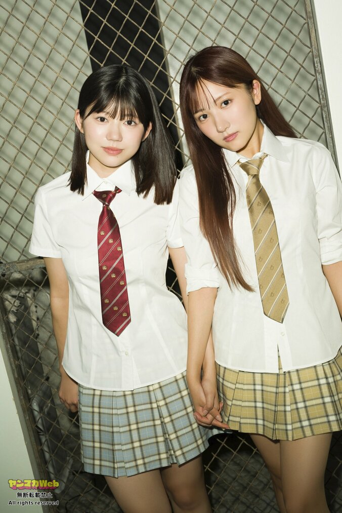 （左）石井彩音（右）福井可憐