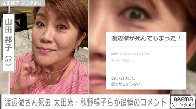 渡辺徹さん死去に著名人からも悲しみの声 爆笑問題・太田、徹さんとの最後の会話を明かす 3枚目