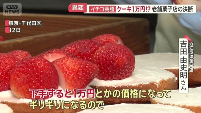 例年の通りの価格には抑えられずギリギリに