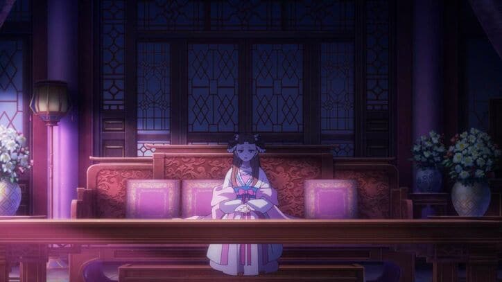 アニメ「薬屋のひとりごと」7話場面カット 里樹妃