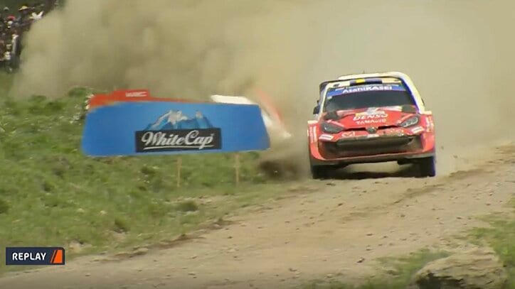 【写真・画像】「うそだろ」大荒れ世界ラリーでGRヤリスが“信じられない姿”で激走「サスむき出し」「もげてる」驚く声相次ぐ　1枚目