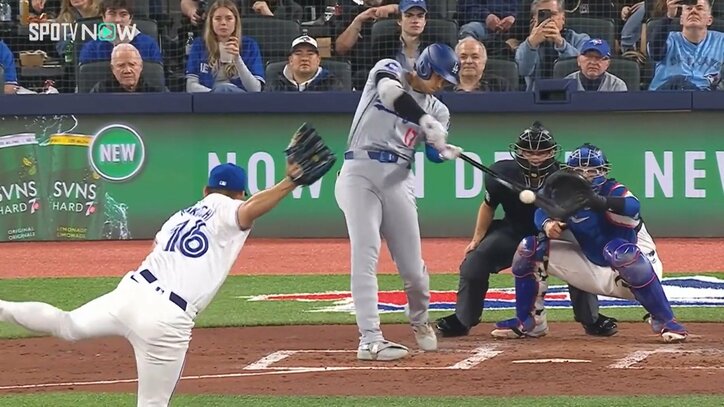 こんな打球見たことない…大谷翔平の超速ヒット 相手選手に当たらなかったことを安堵する声が出る異例事態「絶対に避けられない」