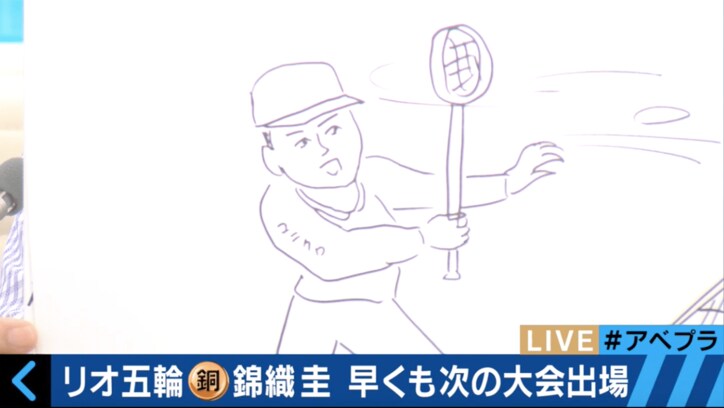 若手タレント、シドニー銀メダリストに生中継でコテンパンにされる