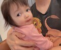  川崎希、夫・アレクにべったりな娘の様子を公開「ダディーここにいたのね」 