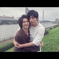 横浜流星、田中圭との“ハグショット”にファン歓喜「最高の2ショットありがとう」