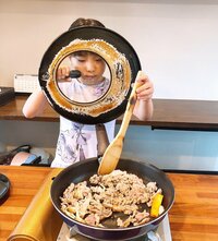 みきママ『残り物でガーリックステーキピラフです！！』