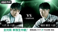 2026年度「将棋日本シリーズ」一回戦第四局 八代弥八段 対 増田康宏八段