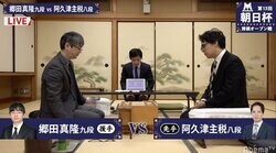 郷田真隆九段 対 阿久津主税八段 ベスト4に進むのはどちら 対局開始／将棋・朝日杯本戦