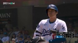 大谷翔平“確信四球”がまさかのストライク判定 思わずびっくりジャンプ3連発 ファンも嘆き「入ってないよー」「気の毒」