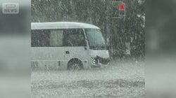 各地で天気急変　ゲリラ雷雨で道路冠水、ひょうも　「数年に1度レベルの激しさ」