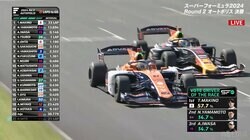 これぞ現代の“通せんぼジジイ”！？35歳ベテランレーサーが“F1候補生”を鬼ブロック　「部長ほんと巧い」「イン締めたな」速くても抜けない鉄壁ディフェンスに反響
