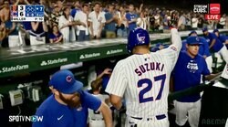 「ヒーローになったやん」鈴木誠也の爆速タイムリーに同僚“大激賞リアクション”　ベンチも観客も…熱狂ぶりが“神ってる”歓喜の瞬間