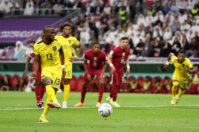カタールW杯、大会第１号はエクアドルのバレンシア！ 開催国との開幕戦、狙いすましたPKでネットを揺らす