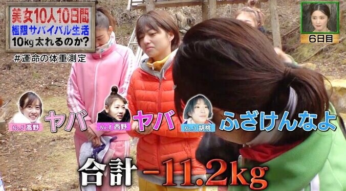 「美容クリニックに行って…」過酷すぎてモデルが整形告白？　ナスD指揮の元、美女10人がサバイバル！ 6枚目