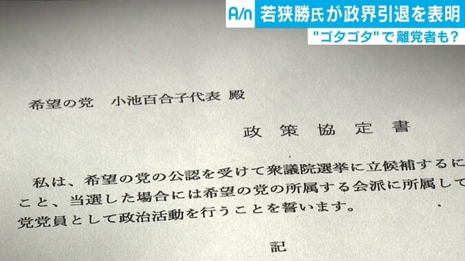 混乱続く希望の党、“踏み絵”の安全保障を容認しない意見も　アーサー牧師「投票者に失礼極まりない」 1枚目