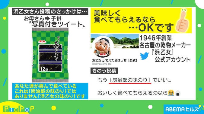 もう「炭治郎の味のり」でいい…乾物メーカーの心の叫び 担当者を取材「ついにここまで来たか」 2枚目