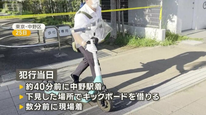 犯行当日は