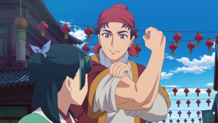 アニメ「薬屋のひとりごと」7話場面カット 李白