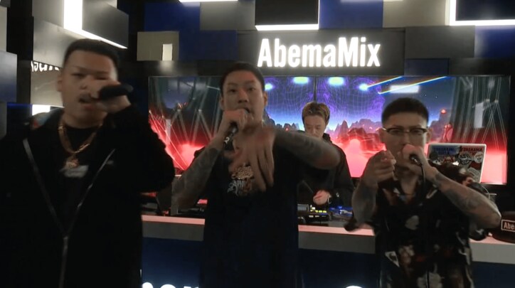 漢 a.k.a GAMI・RYKEY・舐達麻・阿修羅MIC・JAGGLA・孫GONG・Jin Dogg・Shurkn Pap、『AbemaMix Cypher SP』でフリースタイルを披露!