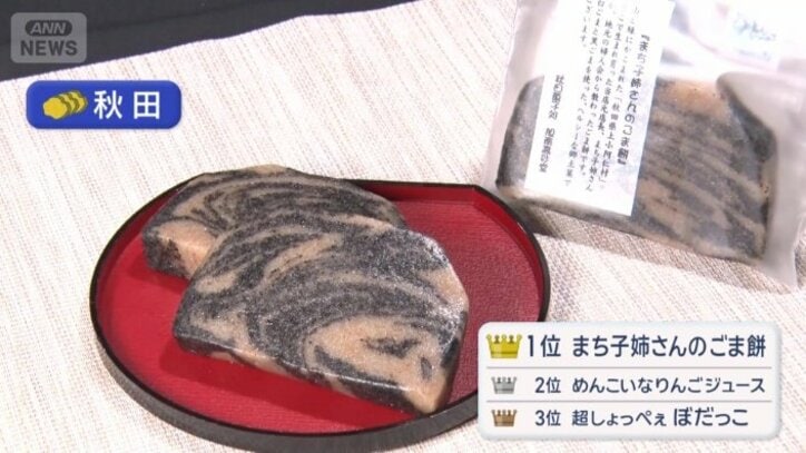まち子姉さんのごま餅