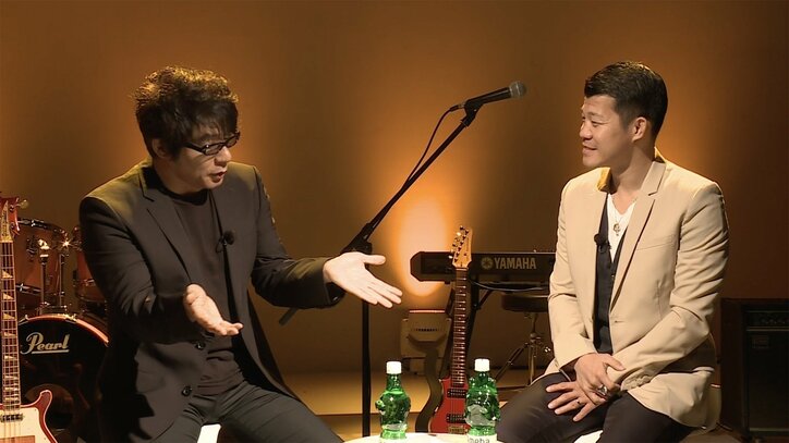 ASKA、インタビュアー亀田興毅に激白「来年は曲を毎月発表していこうと思ってるの」