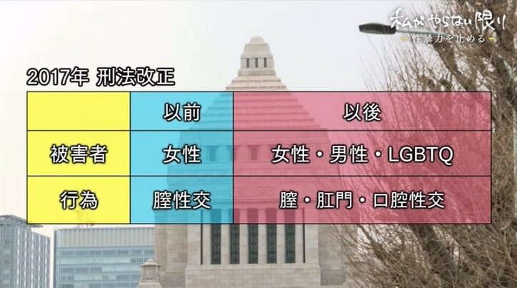 私がやらない限り…取り残されて苦しむ当事者のため、刑法改正に挑み続ける性暴力被害者たち