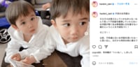 「思わず抱きしめた」平愛梨、可愛すぎる白パーカーを着る愛息たちのお揃いショットを公開