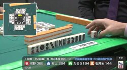 第5回全国麻雀選手権　プロ選抜部門E・F卓から河野高志と鈴木達也が準決勝進出