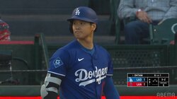 「振らされたー」大谷翔平、口を開いて悔しそうな表情も？本土開幕直前、2打席連続三振も「あれはいいボール」「良い調整できてる」の反響