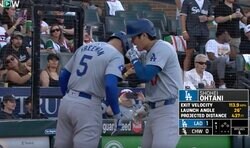 一体、何が起きた…！？ 大谷翔平の“恐ろしさ”が分かるシーン　先頭打者アーチ直後の“ある行動”にファン騒然 「頼りになるな…」「強いチームって感じ」