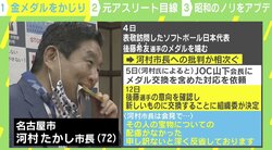 「選手がどれだけの時間と労力をかけたか」河村市長の“金メダル”かじり問題＆セクハラ質問 リスペクト欠如に世間から厳しい目