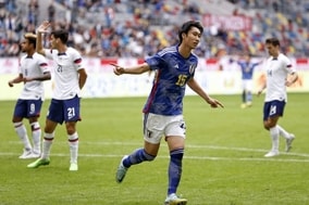 日本代表がアメリカ代表に2発快勝！　先制点の鎌田大地が躍動、三笘薫がトドメの追加点
