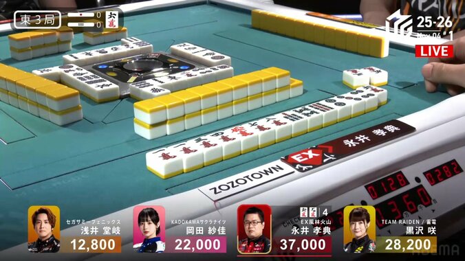 永井孝典、圧勝の決定打！余裕で決める親跳満