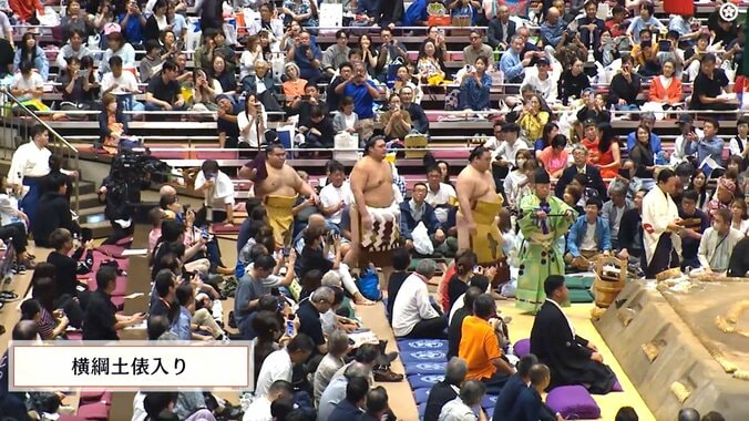 向正面たまり席に東MAXとはなわの姿