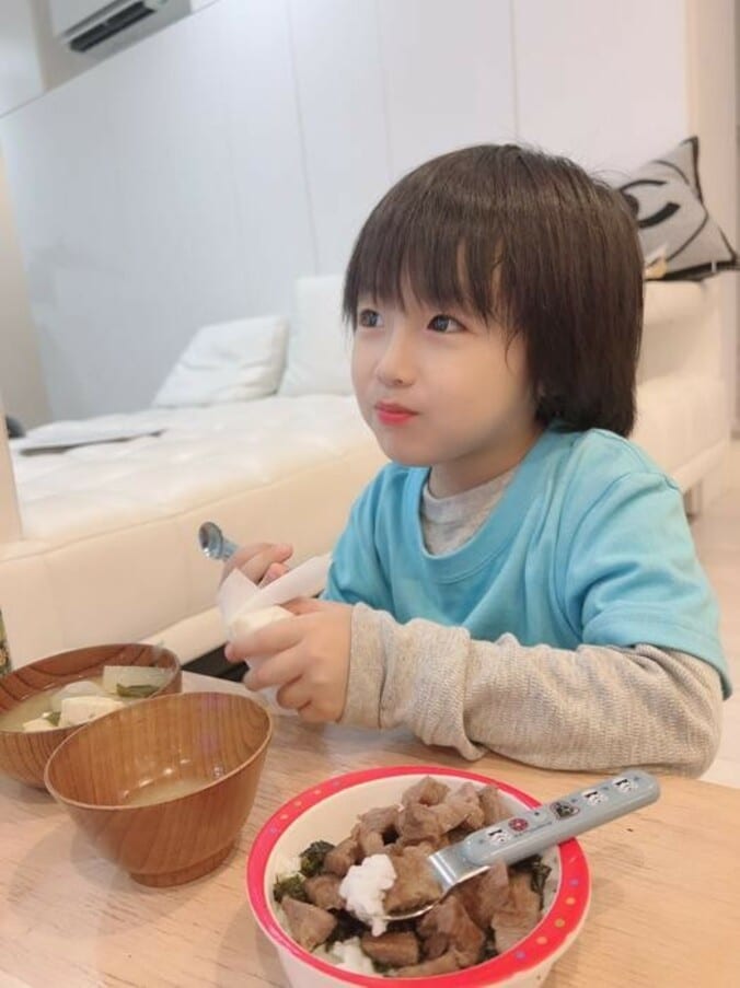  川崎希、息子が何回もおかわりした料理「嬉しかった～」  1枚目