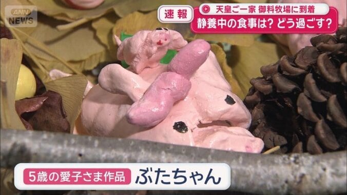 5歳の愛子さまが作られた「ぶたちゃん」