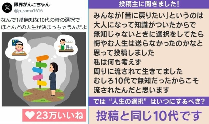 人生決める10代の選択