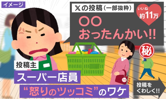 店員の“怒りのツッコミ”