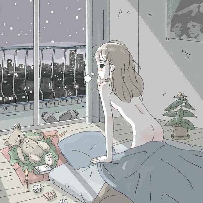 大島智子、渋谷で個展開催『パルコでもロイホでもラブホでもいいよ』　初連載「セッちゃん」第1話ラフ画も展示 1枚目