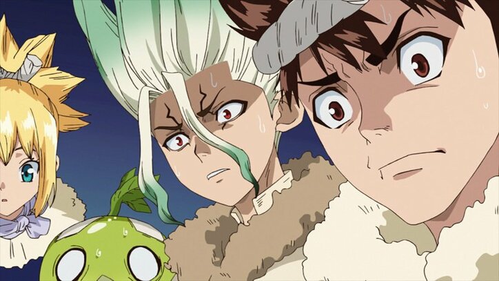 アニメ「Ｄｒ．ＳＴＯＮＥ」第21話、先行カット＆あらすじ公開 ケータイ作りに必要な耐熱素材を見つけれずにいた千空…