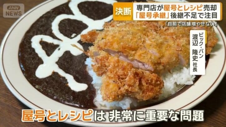 レシピを引き継いだ居酒屋が提供するチキンカツカレー