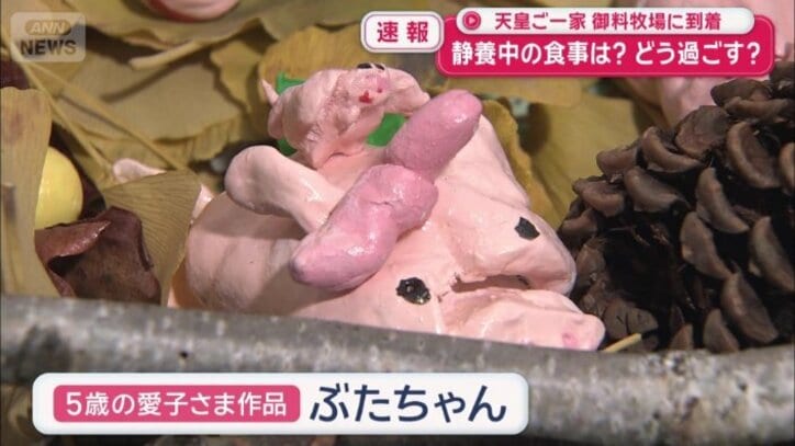 5歳の愛子さまが作られた「ぶたちゃん」