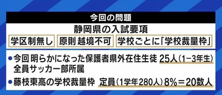 学校や教育委員会は生徒の生活にも責任を負っているのか この際 全国大会は無くすべきだ 黙認されてきた公立校の 越境入学 の闇 藤枝東サッカー部論争で浮き彫りに 国内 Abema Times