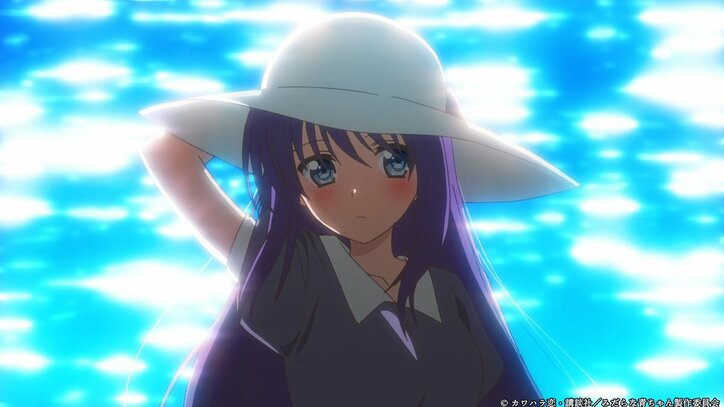 アニメ「みだらな青ちゃんは勉強ができない」第7話先行カット公開! クラスメートと海でおろおろ?