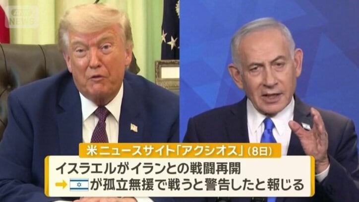 イスラエルに警告