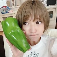 「こんなに大きいの見たの初めて」矢口真里、巨大野菜を紹介 ファンからは「顔が小さいだけ!?」