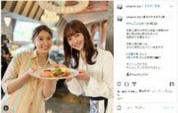 『やんごとなき一族』ライバル土屋太鳳＆佐々木希とのオフショットにファン絶賛「2人とも美しい」「良い笑顔」