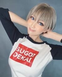 美人コスプレイヤーのカモミールが“献血の日”に「宇崎ちゃんは遊びたい！」のコスプレ披露