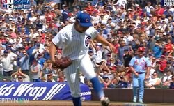 観客総立ち！あの動きはなんだ…！？ カブス・今永昇太、勝利を決める奪三振後のリアクションが世界中で話題に「サイ・ヤング待ったなし」「WBC決勝先発投手だぞ」